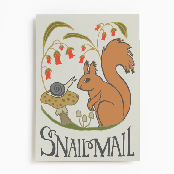 Snail Mail Friends Postcard