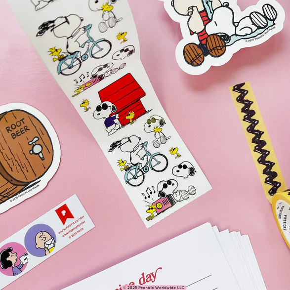 Mini Snoopy + Woodstock: Sticker Tear Off Sheet (1)
