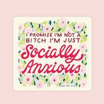 Socially Anxious Sticker