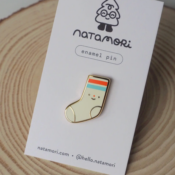 Sock Enamel Pin
