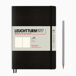 Leuchtturm Blank Notebook: Black (Softcover) - A5