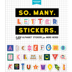 So Many Letter Stickers Book