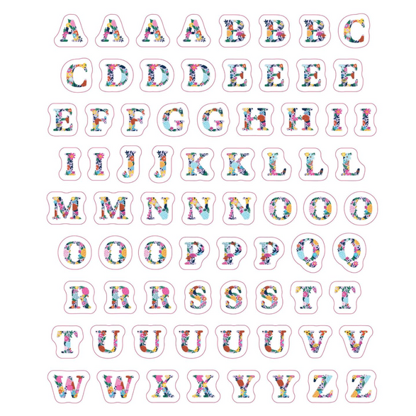 So Many Letter Stickers Book