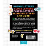 So Many Letter Stickers Book