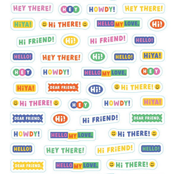 So Many Snail Mail Stickers Book