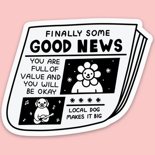 Good News Sticker