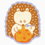 Spaghetti Hedgehog Sticker
