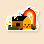 Sparkle House Sticker