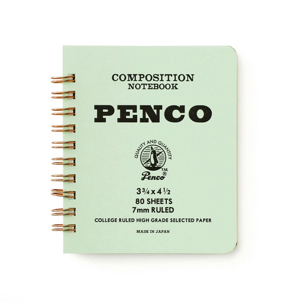 Lined Notebook: Mini Penco Mint