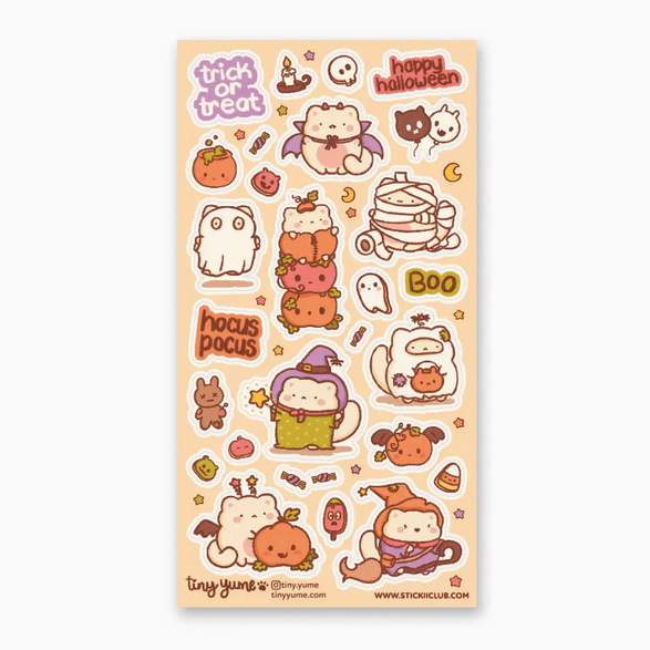 Spooky Adventure Sticker Sheet