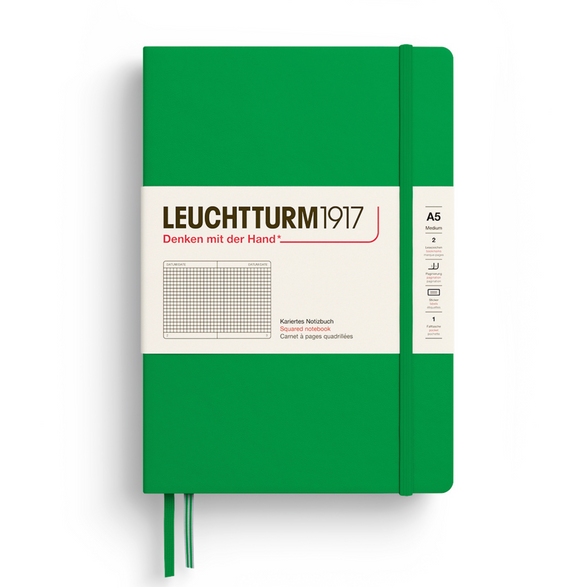 Leuchtturm Graph Notebook: Spring Green (A5)