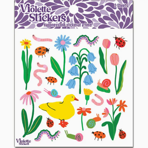 Springtime Garden Sticker Sheet
