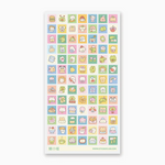 Kawaii Squares Sticker Sheet