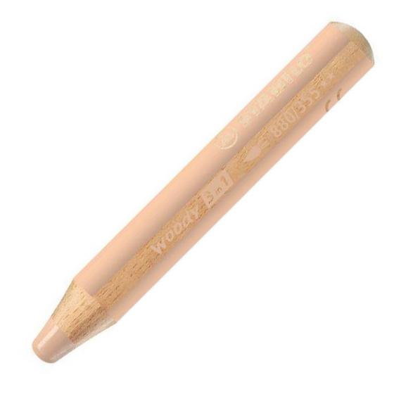 3-in-1 Stabilo Woody Colored Pencil: Apricot