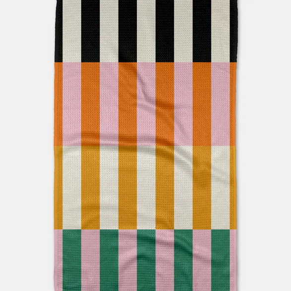 Colorful Stripes Tea Towel