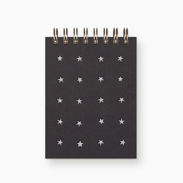 Blank Mini Notebook:  Star Grid