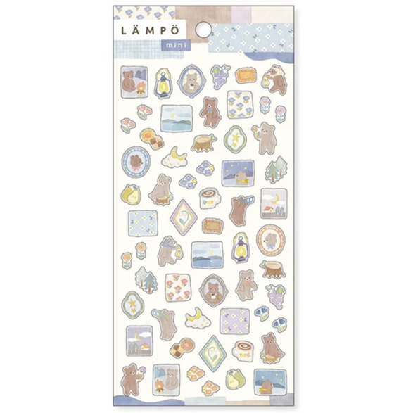 Starry Sky Bear Sticker Sheet