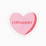 Stationery Candy Heart Sticker