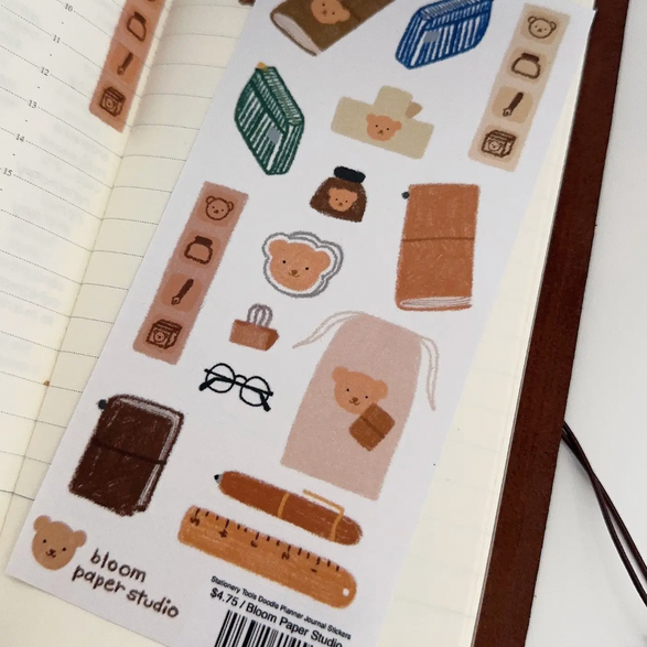 Stationery Tools Sticker Sheet
