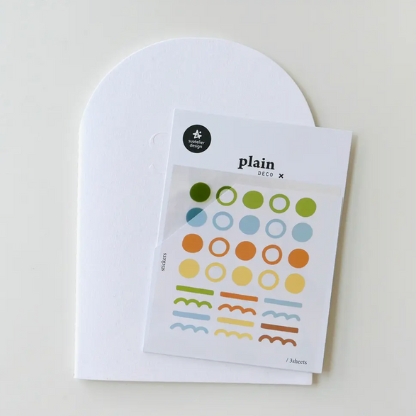 Abstract Mini Shapes Planner Stickers - 3 Sheets