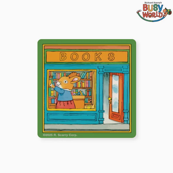 Bookstore Rabbit Sticker