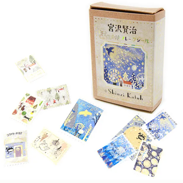 Snowy Village Shinzi Katoh Sticker Flake Set