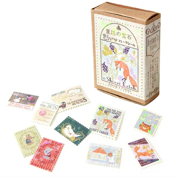 Aesop's Fables I Shinzi Katoh Sticker Flake Set