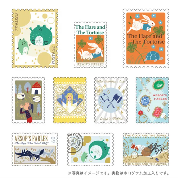 Aesop's Fables II Shinzi Katoh Sticker Flake Set