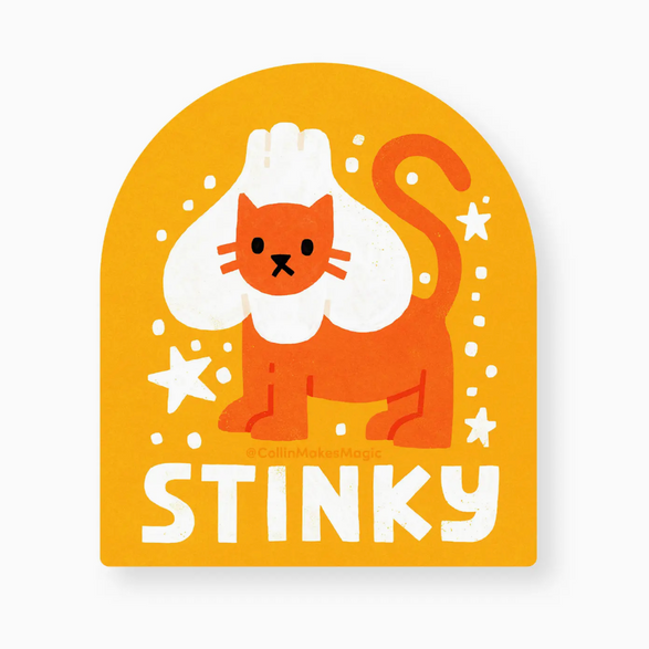 Stinky Cat Sticker