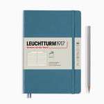 Leuchtturm Lined Notebook: Stone Blue (Softcover)