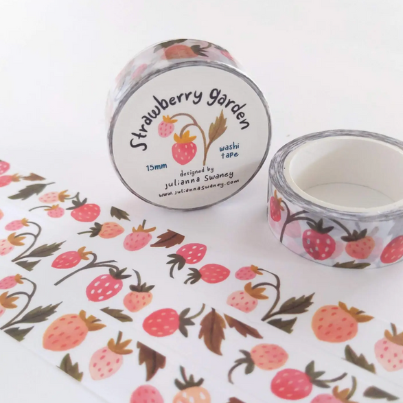 Strawberry Garden Washi Tape (15mm)