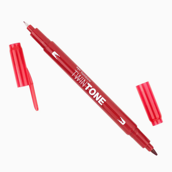 Twin Tone Dual Tip Marker Pen - 28 color options