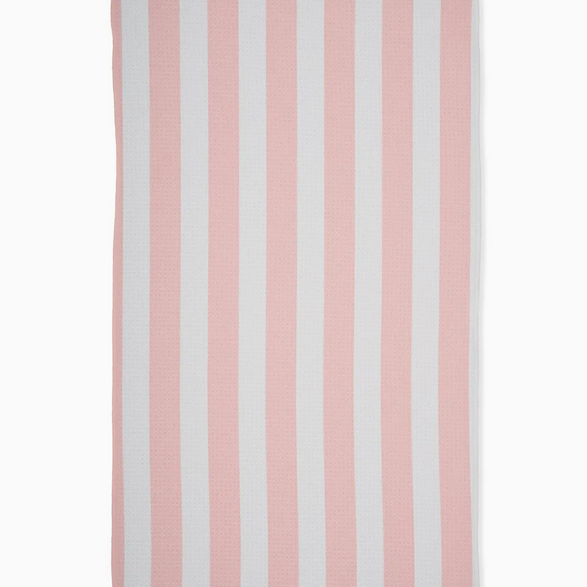 Pink Striped Tea Towel