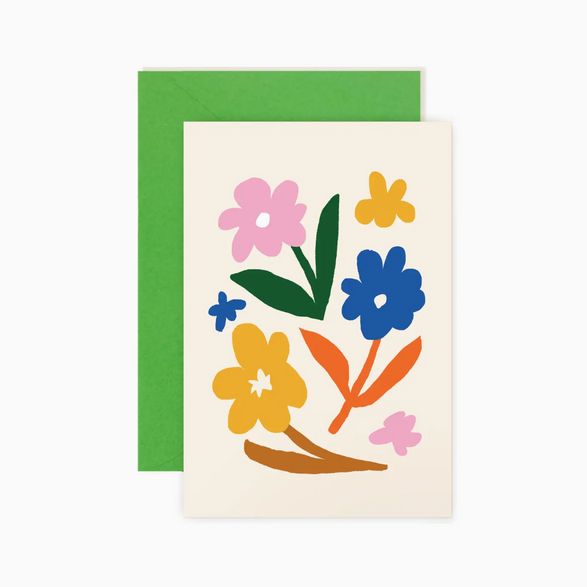 Sunny Flowers Mini Card