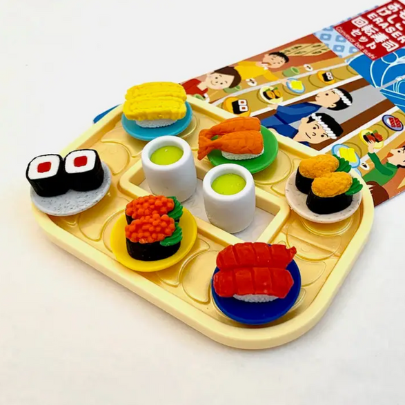 Sushi-Go-Round Eraser - Set of 6