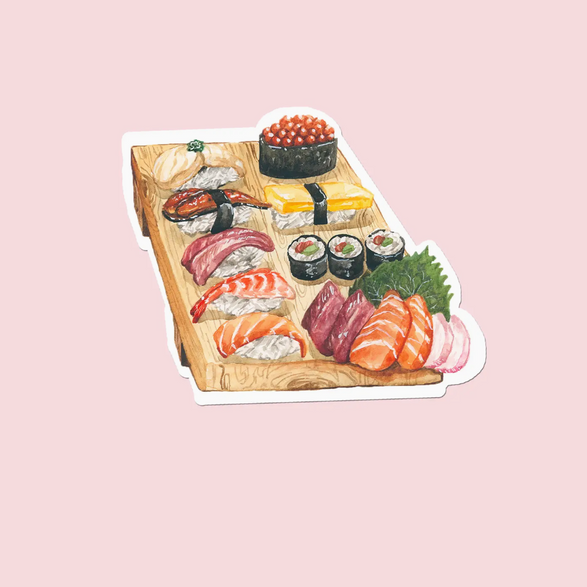 Sushi Platter Sticker