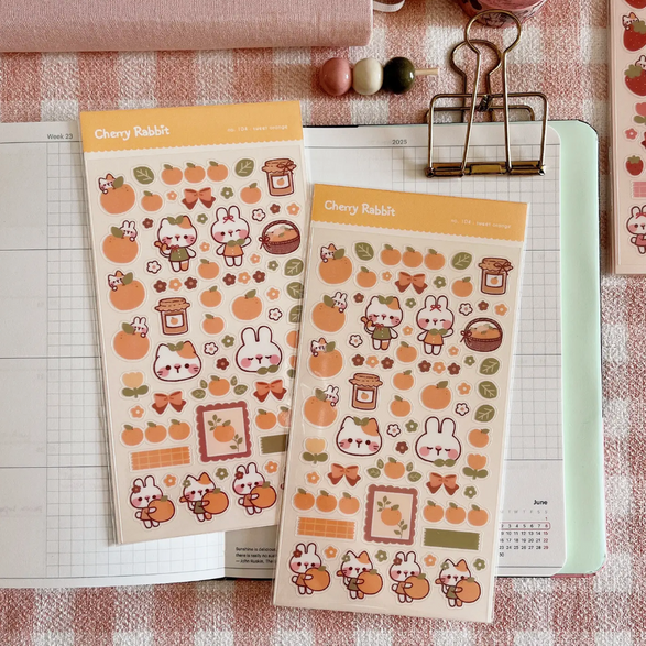 Sweet Orange Sticker Sheet