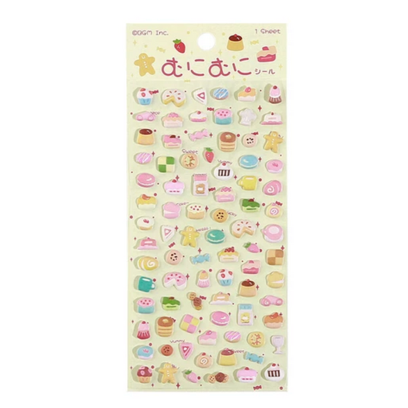 Sweets Puffy Sticker Sheet