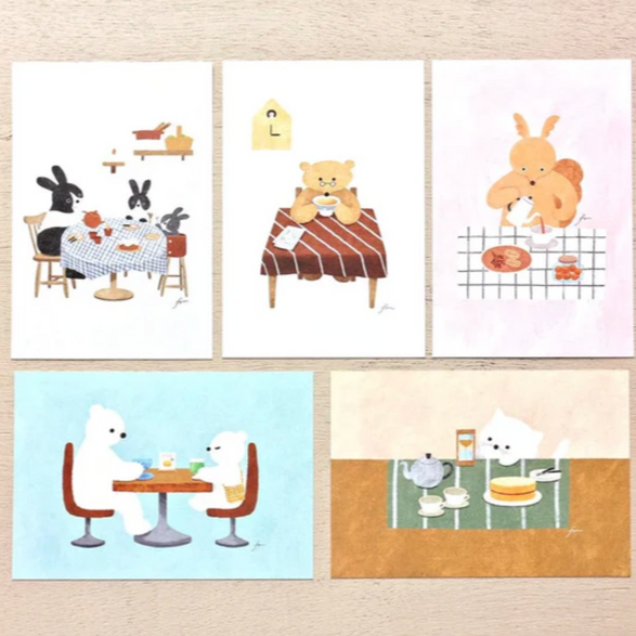 Tea Time Postcard - Set of 10