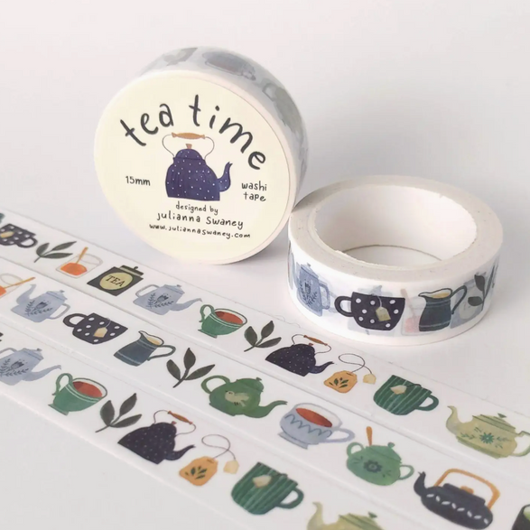 Tea Time Washi Tape (15mm)