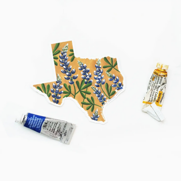 Texas Bluebonnet Sticker