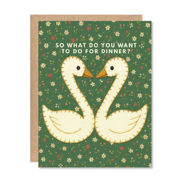 Kissing Swans