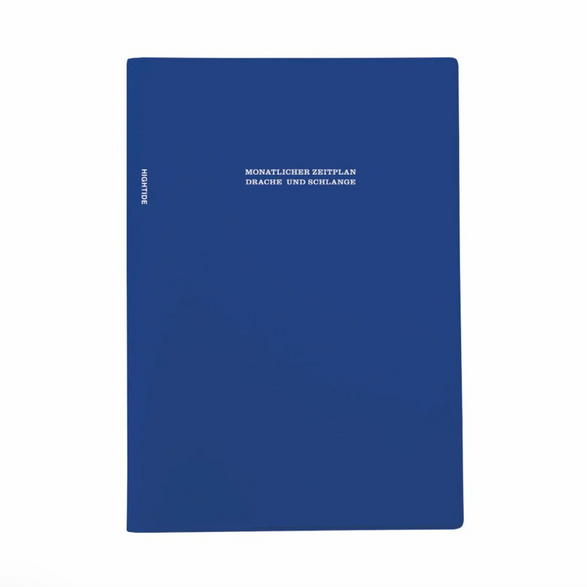 2025 Hightide Monthly Planner: Blue (B6)