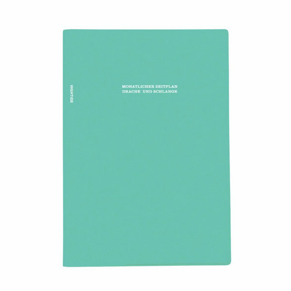 2025 Hightide Monthly Planner: Mint (B6)