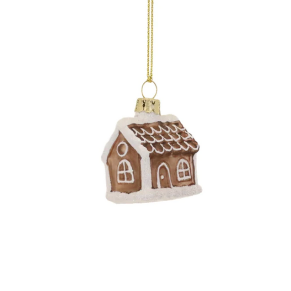 Tiny Gingerbread House Ornament