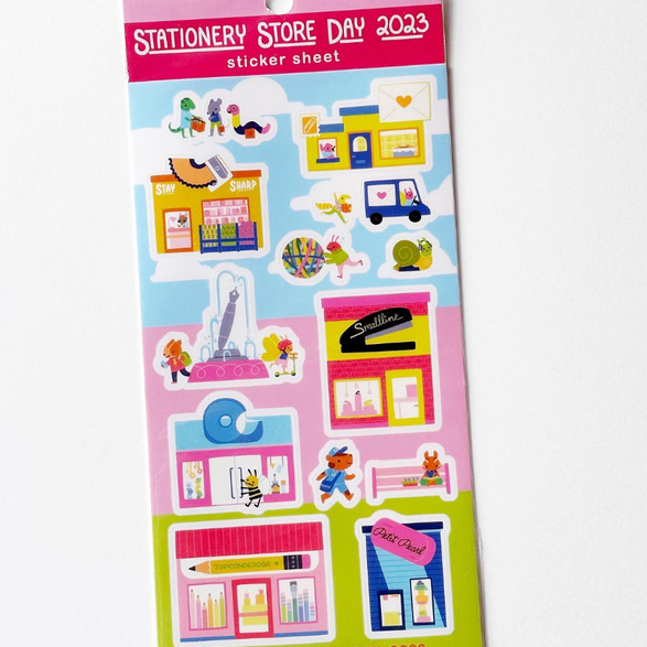 Stationery Store Day Sticker Sheet