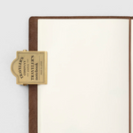 Traveler's Notebook 030 - Brass Logo Clip