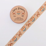 Twin Flowers Washi Tape (15mm)