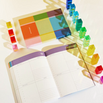 Undated Monthly Planner: Spectrum