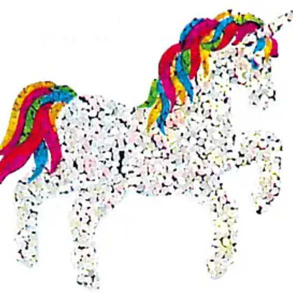 Mini Rainbow Unicorn: Sticker Tear Off Sheet (1)